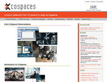 Tablet Screenshot of cospaces.org